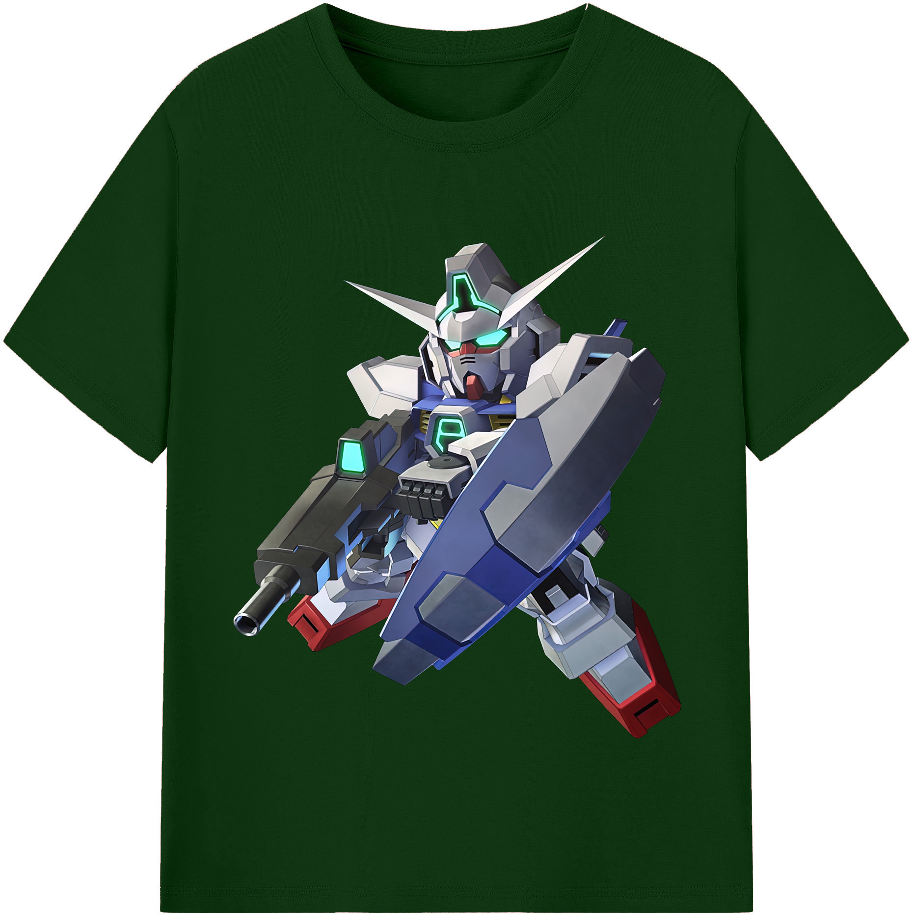 （画像用） 機動戦士ガンダム Mobile Suit Gundam 綿100％半袖Tシャツ（フロントプリント）